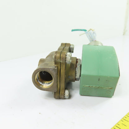 ASCO 8210G094 1/2" 2-Way Brass Solenoid Valve 110/120V Coil