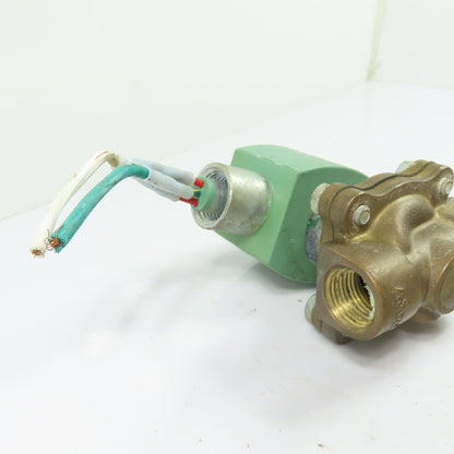 ASCO 8210G094 1/2" 2-Way Brass Solenoid Valve 110/120V Coil