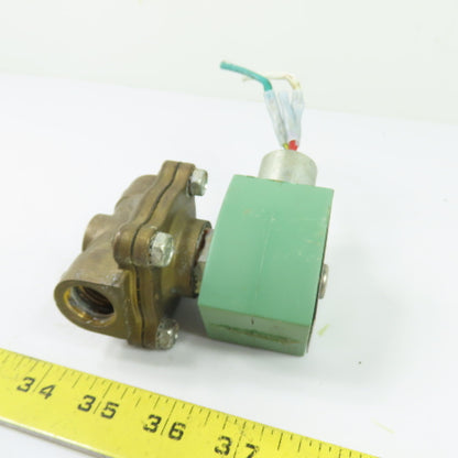 ASCO 8210G094 1/2" 2-Way Brass Solenoid Valve 110/120V Coil