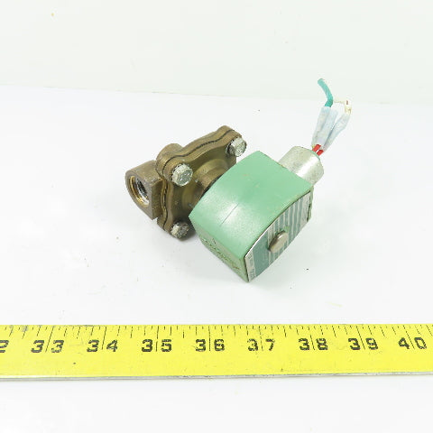 ASCO 8210G094 1/2" 2-Way Brass Solenoid Valve 110/120V Coil
