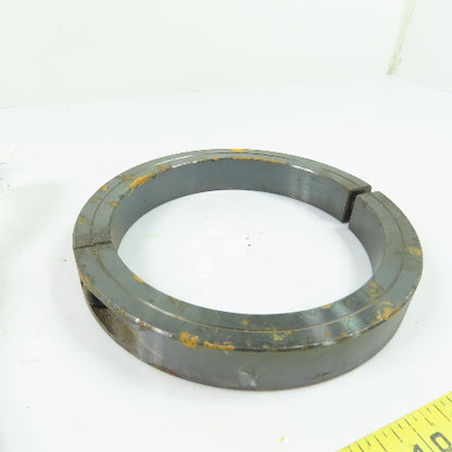 Climax H2C-500 5" ID 2-Piece Steel Clamp Collar 6-1/4" OD x 7/8" Wide