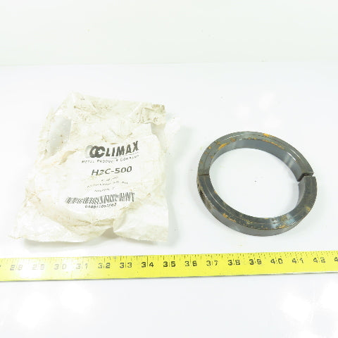 Climax H2C-500 5" ID 2-Piece Steel Clamp Collar 6-1/4" OD x 7/8" Wide
