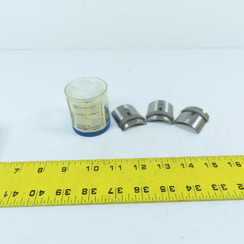 Hardinge 56070019015000 S16 1-1/2" Round Smooth 3-Segment Collet Pad