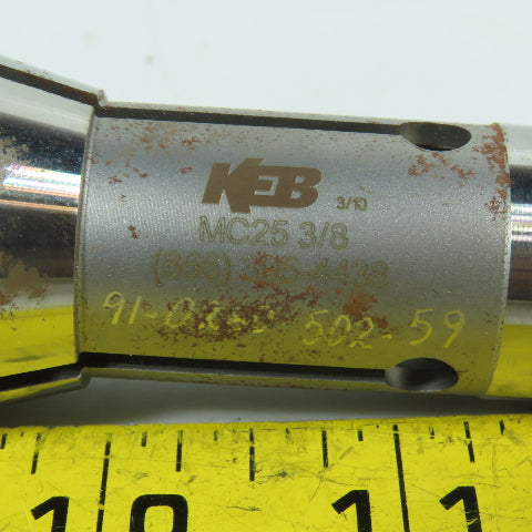 KEB MC25 3/8 3/8" Round Machine Collet