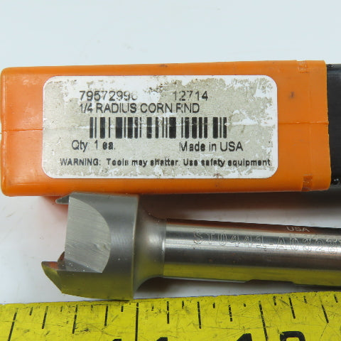 Hertel ST0441-A03282 1/4" Radius Corner Rounding Milling Cutter 1/2" Shank