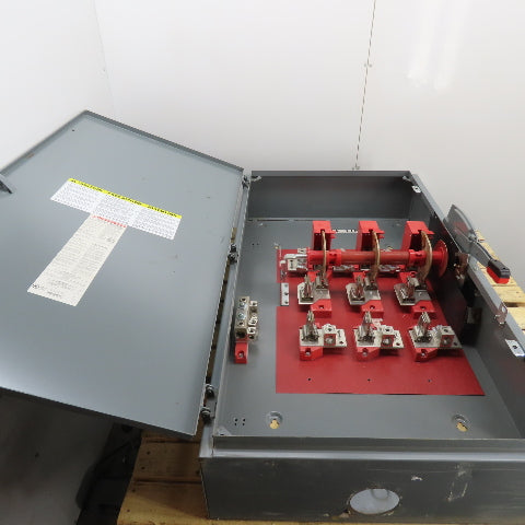 Square D H325N 400A 3-Pole Fusible Safety Disconnect Switch 240VAC