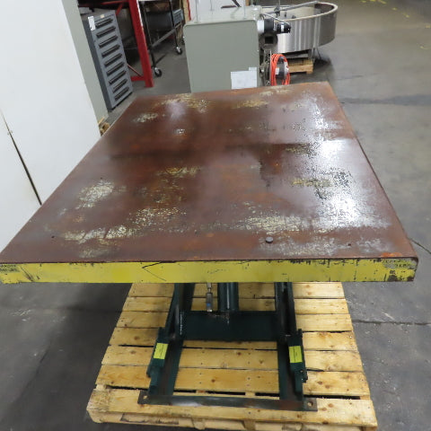Southworth LS2 54" x 42" 2000LB Hydraulic Scissor Lift Table 115V 1PH 42.5" Max
