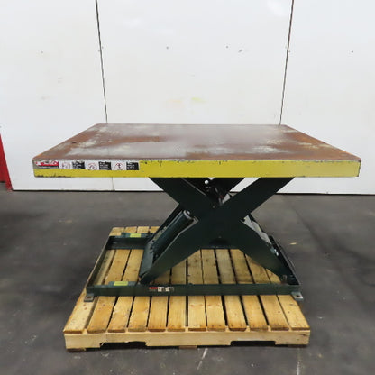 Southworth LS2 54" x 42" 2000LB Hydraulic Scissor Lift Table 115V 1PH 42.5" Max