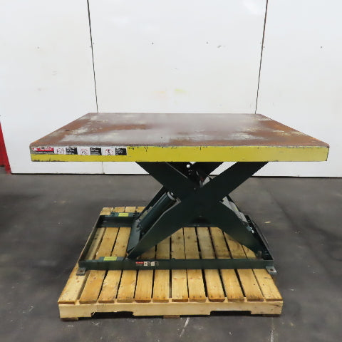 Southworth LS2 54" x 42" 2000LB Hydraulic Scissor Lift Table 115V 1PH 42.5" Max