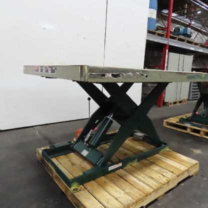 Southworth LS2-36 54" x 42" 2000LB Hydraulic Scissor Lift Table 115V 1PH 43" Max