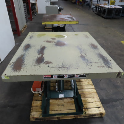 Southworth LS2-36 54" x 42" 2000LB Hydraulic Scissor Lift Table 115V 1PH 43" Max