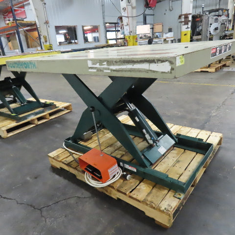 Southworth LS2-36 54" x 42" 2000LB Hydraulic Scissor Lift Table 115V 1PH 43" Max