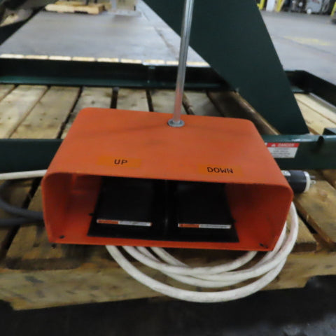 Southworth LS2-36 54" x 42" 2000LB Hydraulic Scissor Lift Table 115V 1PH 43" Max