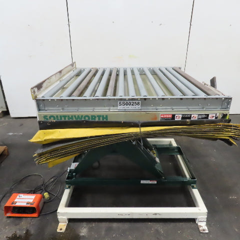Southworth LS4-36 48" x 48" 4000LB Hydraulic Scissor Lift Table 115V 1PH