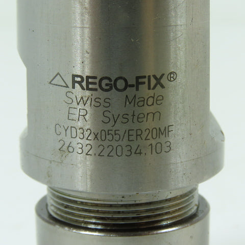 REGO-FIX 2632.22034.103 CYD32x055/ER20MF ER20 Collet Chuck Tool Holder