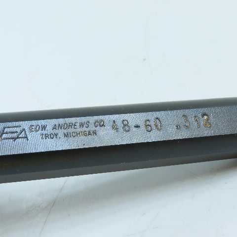 Edw. Andrews Co. 48-60 5/16" ID Boring Bar Sleeve Tool Holder Bushing 3/4" Shank