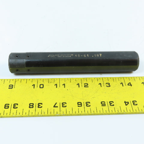 Edward Andrews 48-61 .187" Bore Boring Bar Sleeve Tool Holder Bushing 1" Shank
