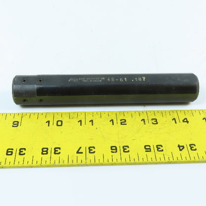 Edward Andrews 48-61 .187" Bore Boring Bar Sleeve Tool Holder Bushing 1" Shank