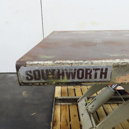 Southworth LS2 48" x 48" 2000LB Hydraulic Scissor Lift Table 115V 1PH