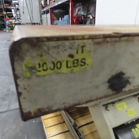 Southworth LS2 48" x 48" 2000LB Hydraulic Scissor Lift Table 115V 1PH