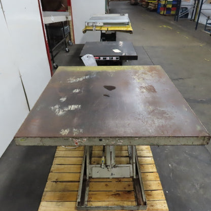 Southworth LS2 48" x 48" 2000LB Hydraulic Scissor Lift Table 115V 1PH
