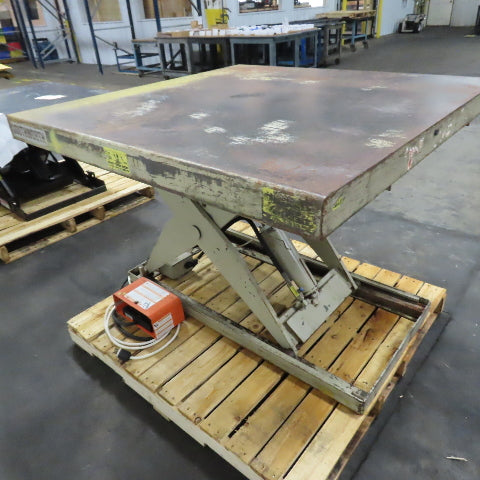 Southworth LS2 48" x 48" 2000LB Hydraulic Scissor Lift Table 115V 1PH