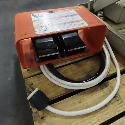 Southworth LS2 48" x 48" 2000LB Hydraulic Scissor Lift Table 115V 1PH