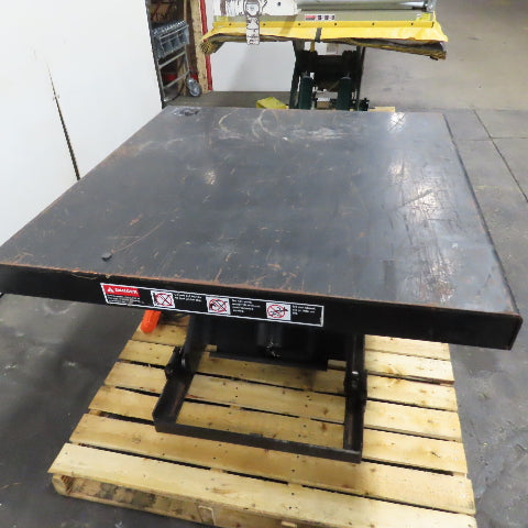 Autoquip 40" x 40" 4000LB Hydraulic Scissor Lift Table 115V 1PH