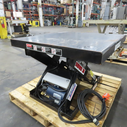 Autoquip 40" x 40" 4000LB Hydraulic Scissor Lift Table 115V 1PH