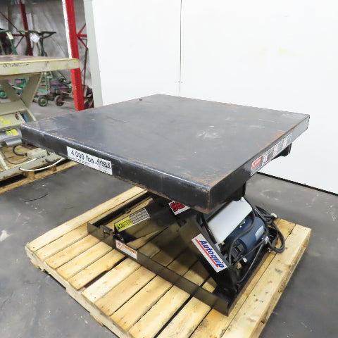Autoquip 40" x 40" 4000LB Hydraulic Scissor Lift Table 115V 1PH
