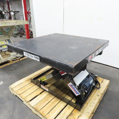 Autoquip 40" x 40" 4000LB Hydraulic Scissor Lift Table 115V 1PH