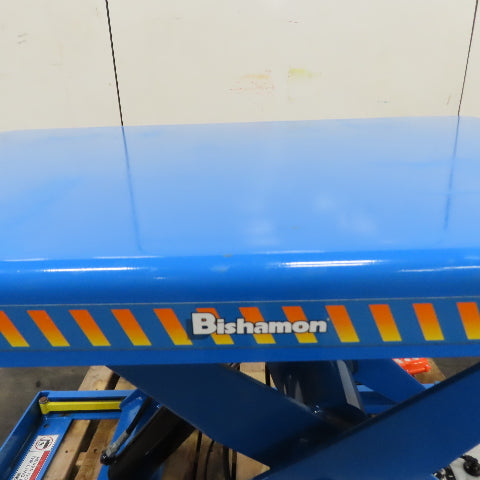 Bishamon L3K-3648 48" x 36" 3000LB Hydraulic Scissor Lift Table 115V 1PH