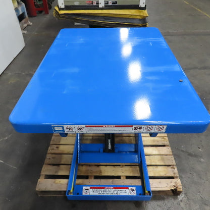 Bishamon L3K-3648 48" x 36" 3000LB Hydraulic Scissor Lift Table 115V 1PH