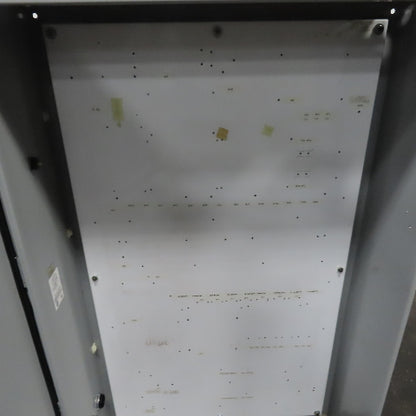McKinstry 56-603612LP 60" x 36" x 12" Electrical Enclosure Cabinet w/ Back Plate
