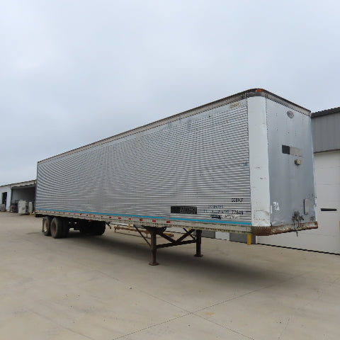 Dorsey AIDT-86-LS 48' Tandem Axle Semi Dry Van Storage Trailer 110" x 99" Inside