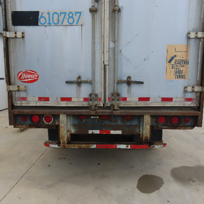 Dorsey AIDT-86-LS 48' Tandem Axle Semi Dry Van Storage Trailer 110" x 99" Inside