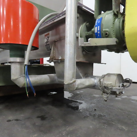 25 Cu Ft Stainless Steel Dosing Mixing Screw Auger Material Hopper W/Load Cells