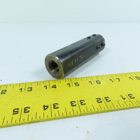 1/2" Quick Change Tap Adapter Collet 32mm Shank 4" Length Minimum