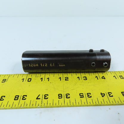 8-126M 1/2 E1 1/2" Boring Bar Sleeve Tool Holder Adapter Cut To 4-1/2" OAL