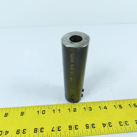 8-126M 1/2 E1 1/2" Boring Bar Sleeve Tool Holder Adapter Cut To 4-1/2" OAL