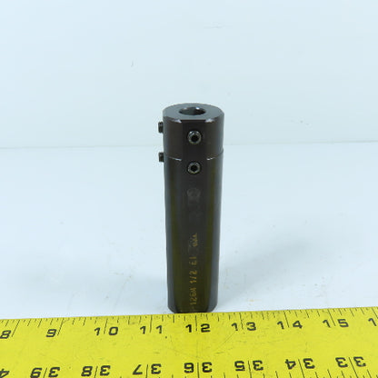 8-126M 1/2 E1 1/2" Boring Bar Sleeve Tool Holder Adapter Cut To 4-1/2" OAL