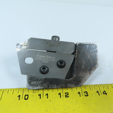 Widia AVR/L-FCED125 Grooving Cut-Off Lathe Tool Holder Block No Shank