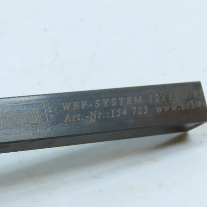 Schwanog 154723 WEP-System 12x12 Right Hand Indexable Grooving Tool Holder 4"OAL