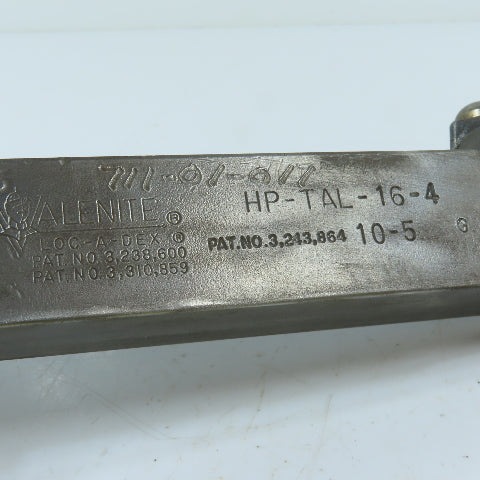 Valenite HP-TAL-16-4 1" Square Shank Indexable Turning Tool Holder
