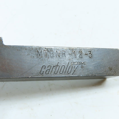 Carboloy MTBNR-12-3 3/4in Square Shank Indexable Turning Tool Holder