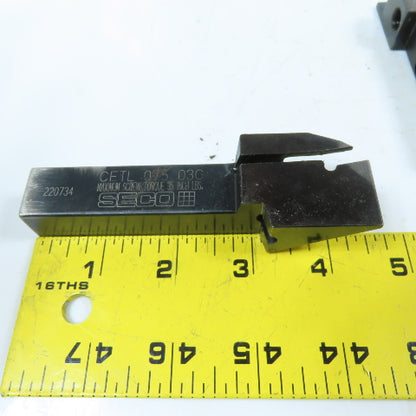 Indexable Lathe Turning Tool Holder Assortment 3/4" Cut Square Shank Lot Of 4
