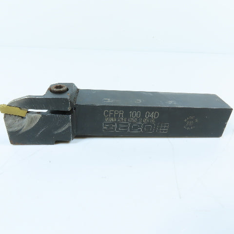SECO CFPR 100 04D 1" Square Shank Indexable Turning/Grooving Tool Holder