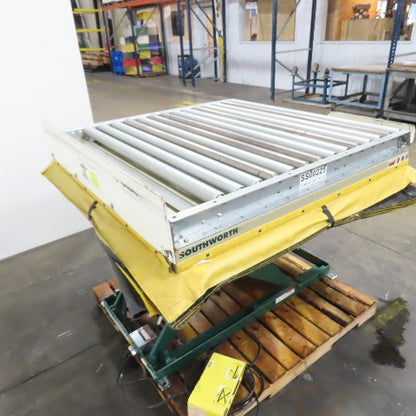 Southworth LS4-36 48" x 48" 4000LB Hydraulic Scissor Lift Table 115V 1PH