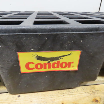 Condor 2 Drum Plastic Spill Containment Deck Pallet 30 Gallon Capacity