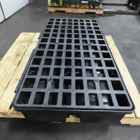 Condor 2 Drum Plastic Spill Containment Deck Pallet 30 Gallon Capacity